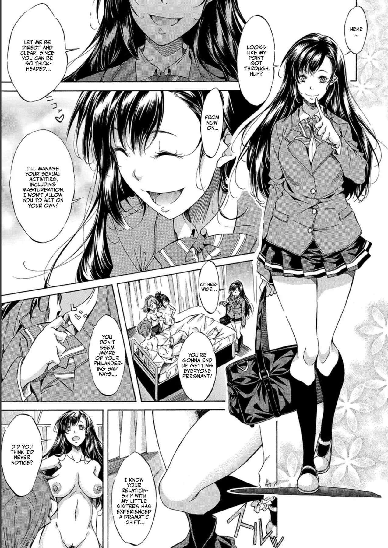 Hentai Manga Comic-I Somehow Got a Whole Bunch of High Schoolers Pregnant Legally?-Read-119